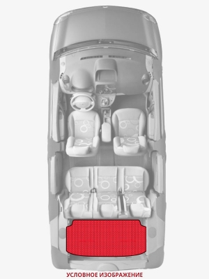 ЭВА коврики «Queen Lux» багажник для Subaru Impreza WRX